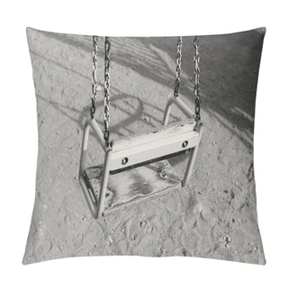 Personality  Children's Swing Is Empty On The Playground Pillow Covers