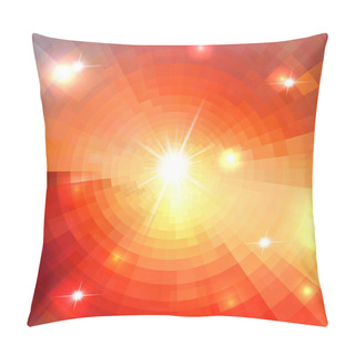 Personality  Background With Concentric Circles Pillow Covers