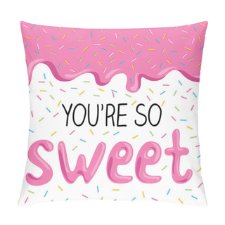 Personality  Sweet Dessert Background Pillow Covers