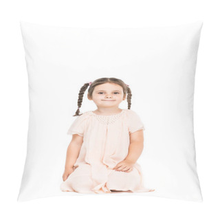 Personality  Adorable Girl In Dress   Pillow Covers