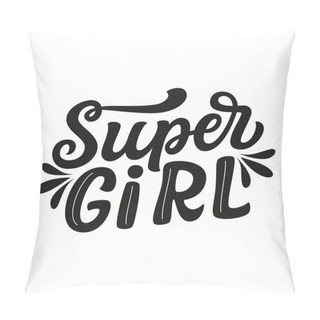 Personality  Super Girl Text Pillow Covers