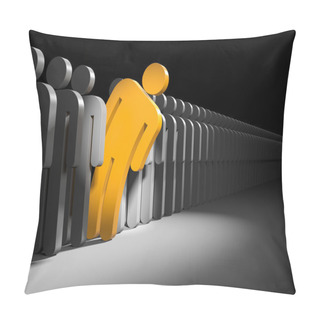 Personality  Different People Symbol Pillow Covers