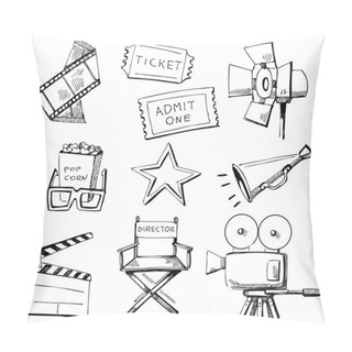 Personality  Movie Icon Set Pillow Covers