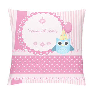 Personality  Vector Birthday Card,  Vector Illustration   Pillow Covers