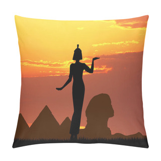 Personality  Cleopatra Queen In Egypt Pillow Covers