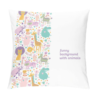 Personality  Cute Childish Seamless Pattern Pillow Covers