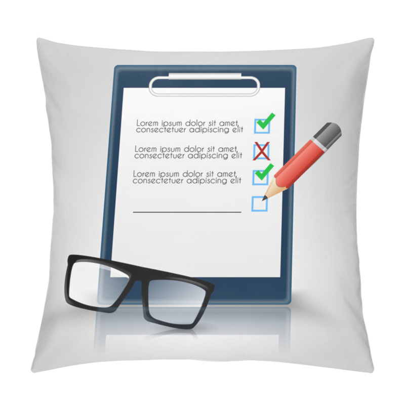 Personality  Vector Options Selection Icon. Pillow Covers