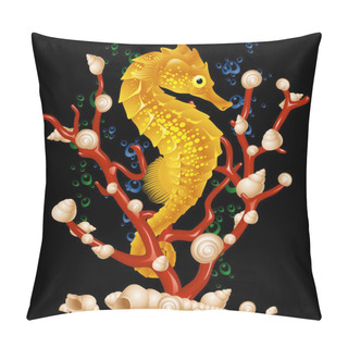 Personality  Sea Horse Pillow Covers