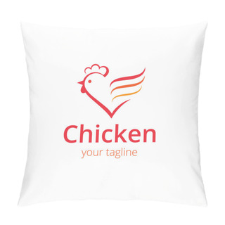 Personality  Chicken Logo Pillow Covers