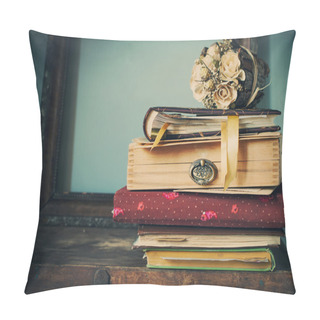 Personality  Vintage Albums With Memories, Toned Pillow Covers