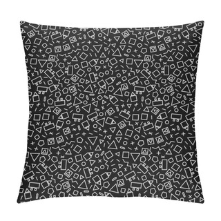 Personality  Seamless Vector Geometric Shapes  Pillow Covers