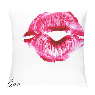 Personality  Vector Lipstick Kiss Pillow Covers