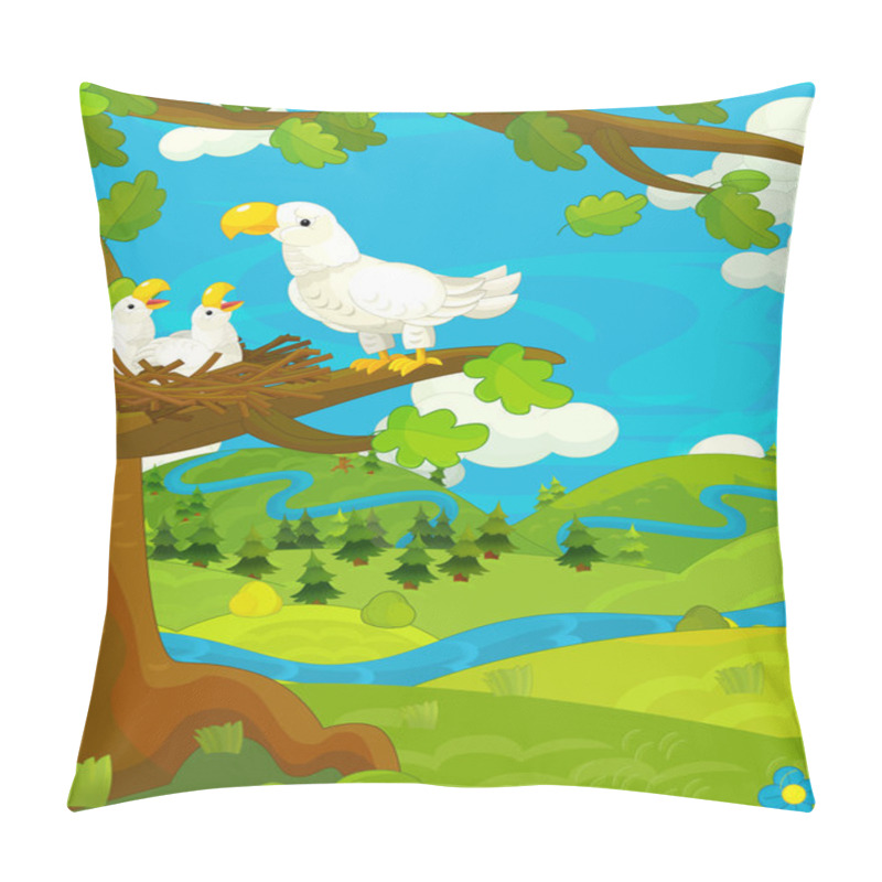 Personality  Cartoon scene - background for different usage pillow covers