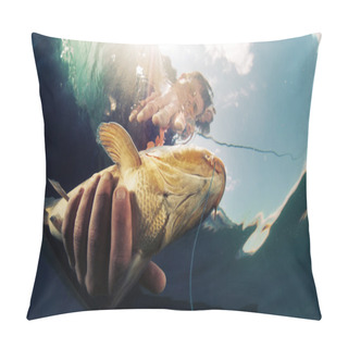 Personality  Fisherman With Fish Pillow Covers