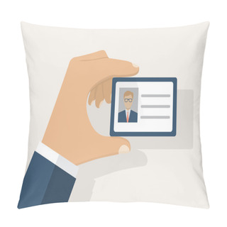 Personality  Id Card Hand Pillow Covers