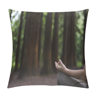 Personality  Meditating In A Pine Forest Pillow Covers