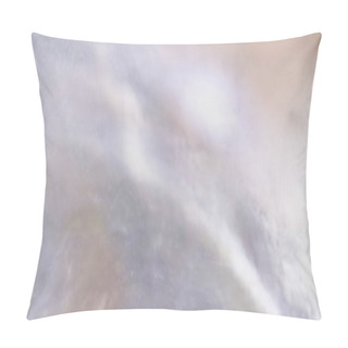 Personality  Abstract Cloudy Blur Texture Pearl Background With Shimmering Hues Of Mauve, Peach And Ocean Blue Colours Pillow Covers