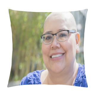 Personality  Cancer Patient Deals With Hair Loss Pillow Covers