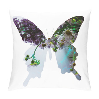 Personality  Abstract Floral Butterfly Pillow Covers