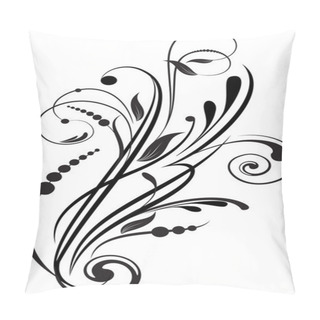 Personality  Floral Background With Decorative Branch Pillow Covers