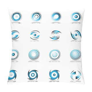Personality  Rotation Movement. Design Elements Set. Pillow Covers