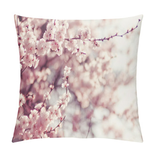 Personality  Spring Cherry Blossoms, Pink Flowers. Pillow Covers
