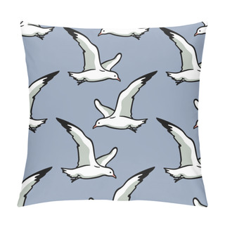Personality  Hand Drawn Seagulls Pattern Pillow Covers