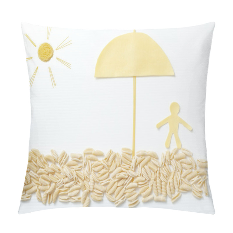 Personality  Beach scene. pillow covers