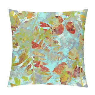 Personality  Herbs, Flowers And Leaves Pillow Covers