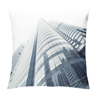 Personality  Modern Glass Silhouettes Of Skyscrapers In The City Pillow Covers