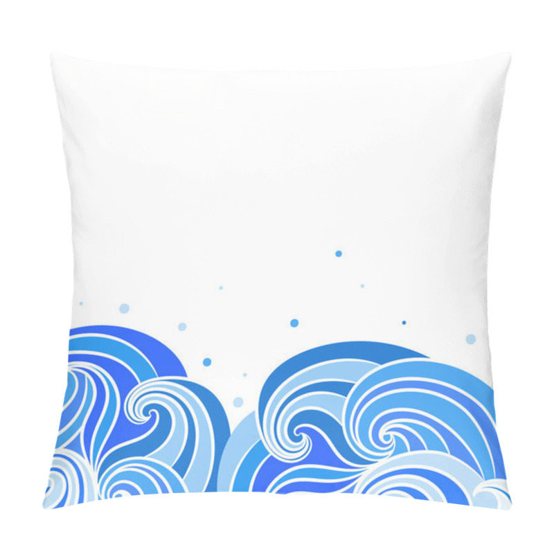 Personality  Wave Frame/Border pillow covers