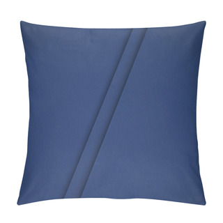 Personality  Dark Blue Geometric Paper Background   Pillow Covers