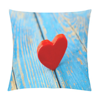 Personality  Wooden Hearts On Wooden Background Pillow Covers