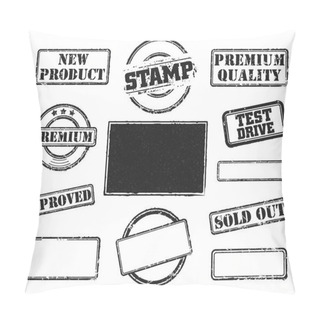 Personality  Set Of Rubber Stamps Pillow Covers