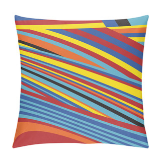 Personality  Zebra Pop Abstract Stripe Pattern Pillow Covers