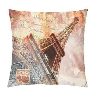 Personality  Eiffel Tower Paris, Abstract Art Pillow Covers