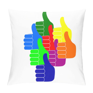 Personality  Like Rainbow. Pillow Covers