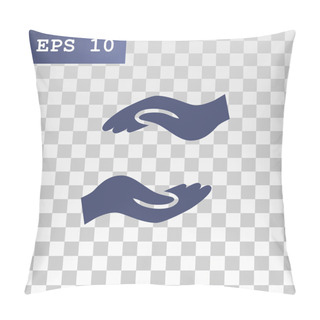 Personality  Help Hands Icon Pillow Covers