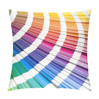 Personality  Coloured Swatches Book Pillow Covers