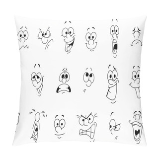 Personality  Facial Expressions Pillow Covers