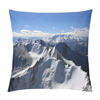 Personality  Mountain Peaks - Himalaya, India Pillow Covers