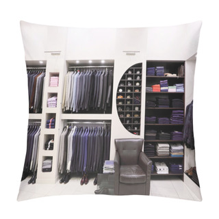 Personality  Stylish Men's Clothes In Shop Pillow Covers