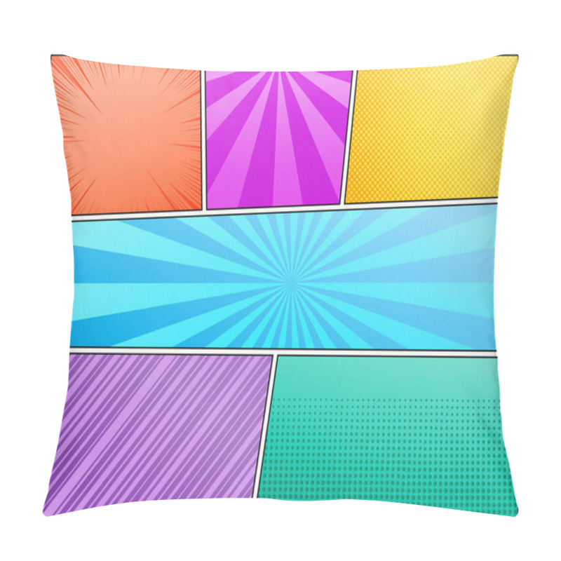 Personality  Comic abstract colorful composition pillow covers