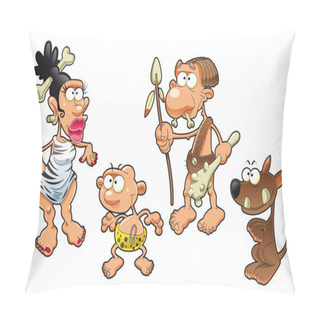Personality  Prehistoric Family Pillow Covers