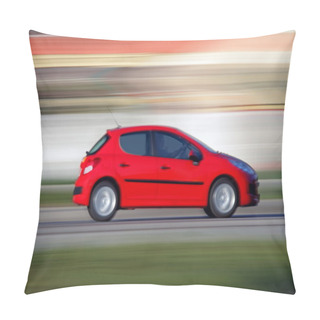 Personality  Blur Small Red Economical Family Compact City Car Pillow Covers