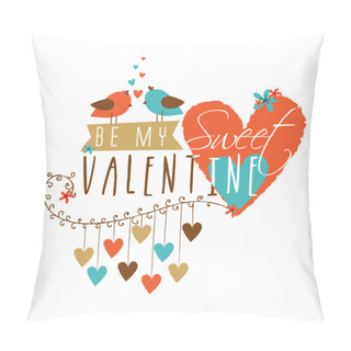 Personality  Happy Valentines Day Celebration Concept. Pillow Covers