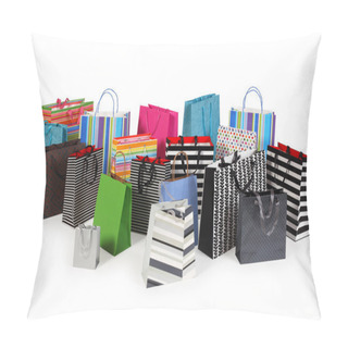 Personality  Many Shopping Bags Pillow Covers
