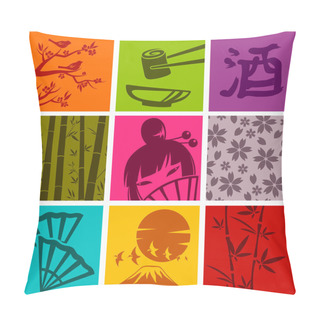Personality  Japanese Elements Pillow Covers