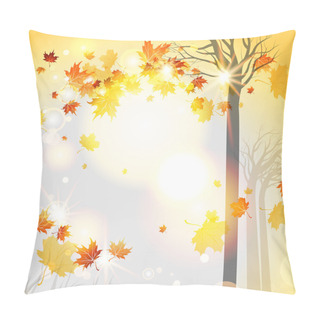 Personality  Abstract Autumnal Background Pillow Covers