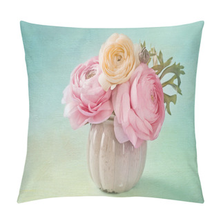 Personality  Pink Ranunculus Pillow Covers